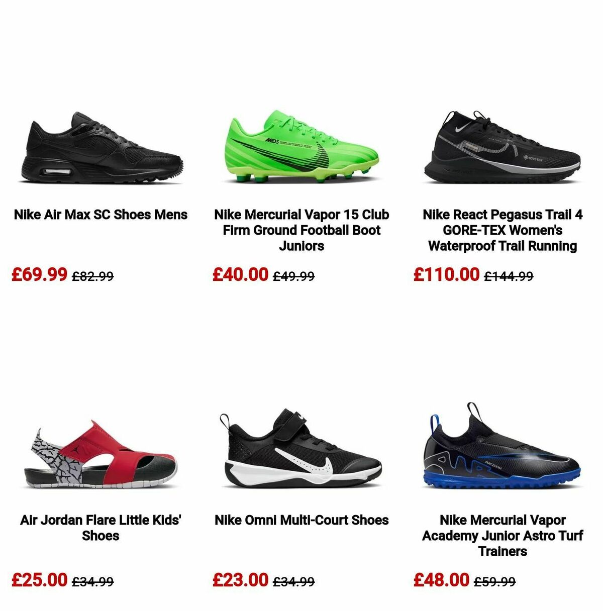 Sports Direct Offers from 15 May