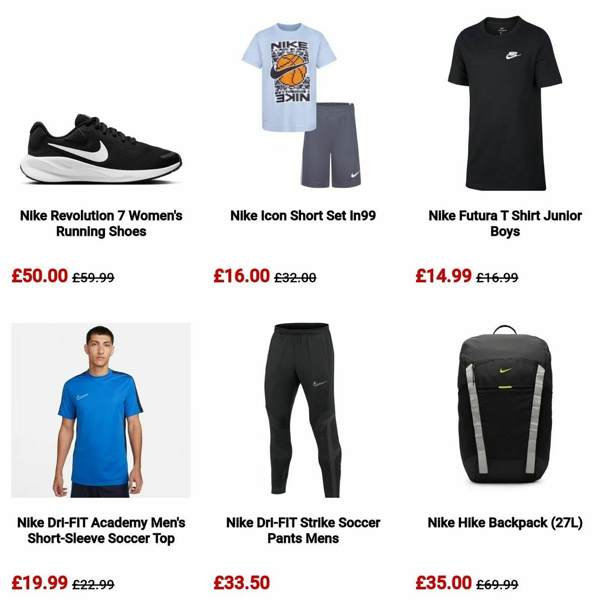 Sports Direct Offers from 15 May