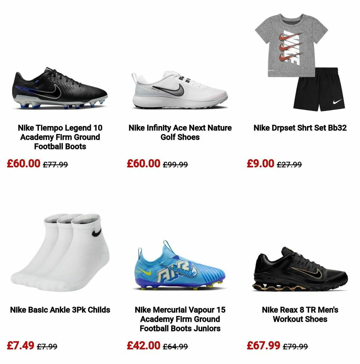 Sports Direct Offers from 15 May