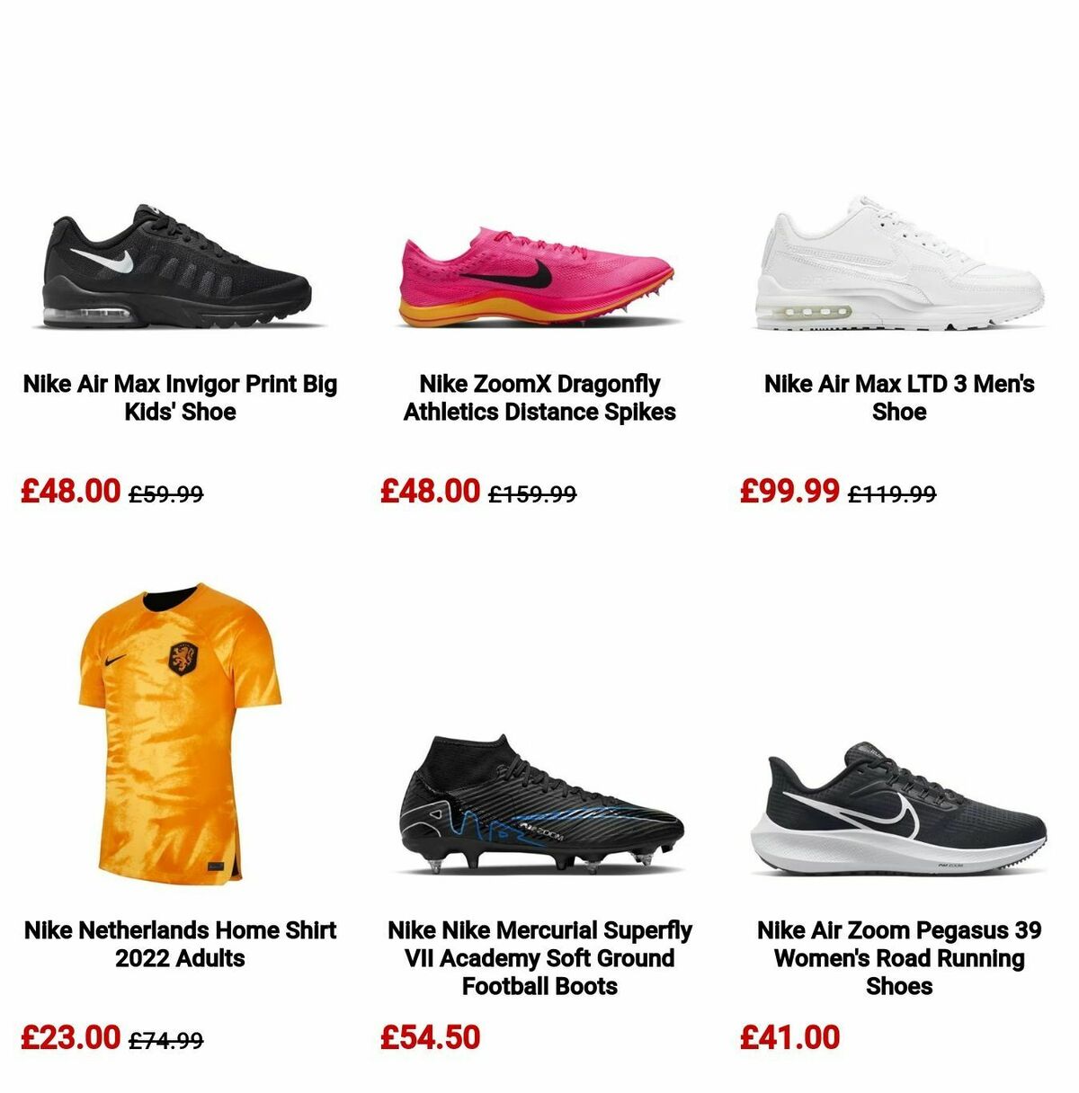 Sports Direct Offers from 15 May