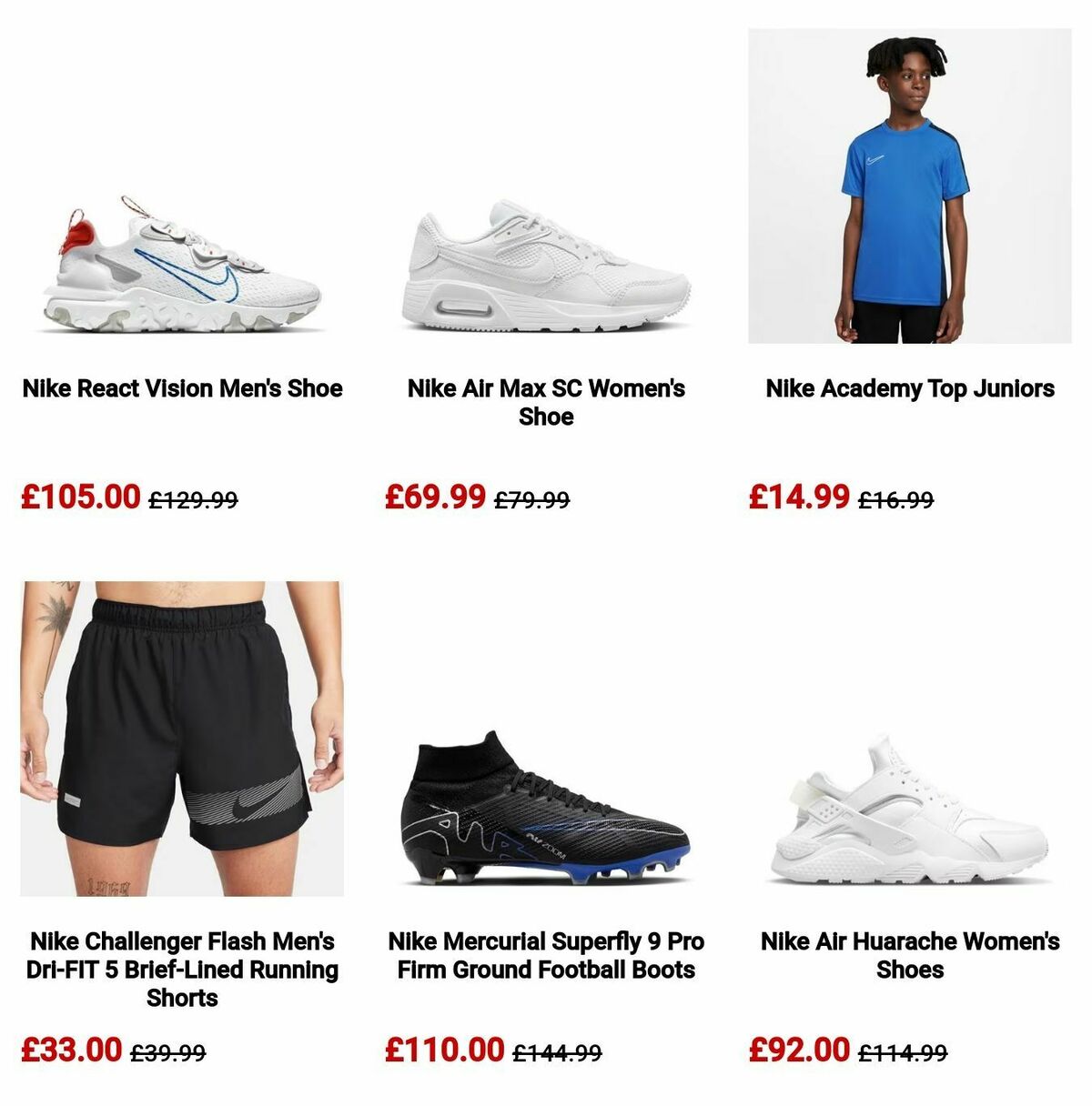 Sports Direct Offers from 15 May