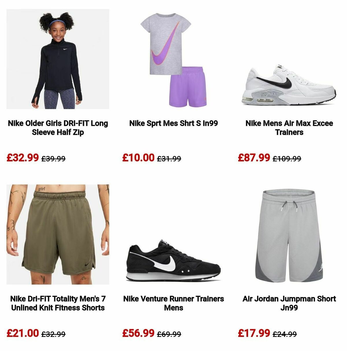 Sports Direct Offers from 15 May