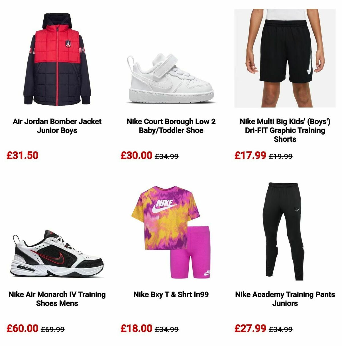 Sports Direct Offers from 15 May