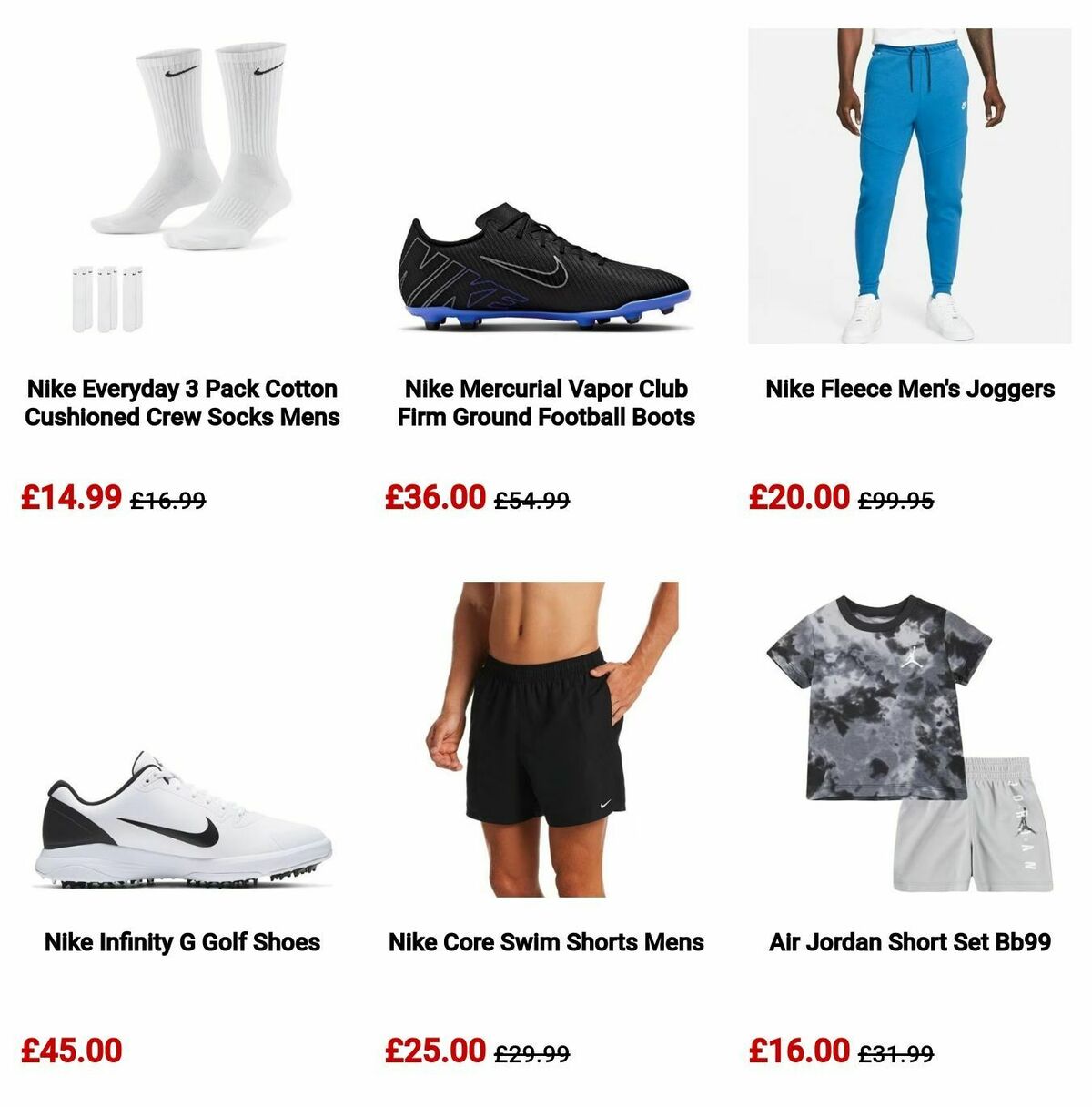 Sports Direct Offers from 15 May