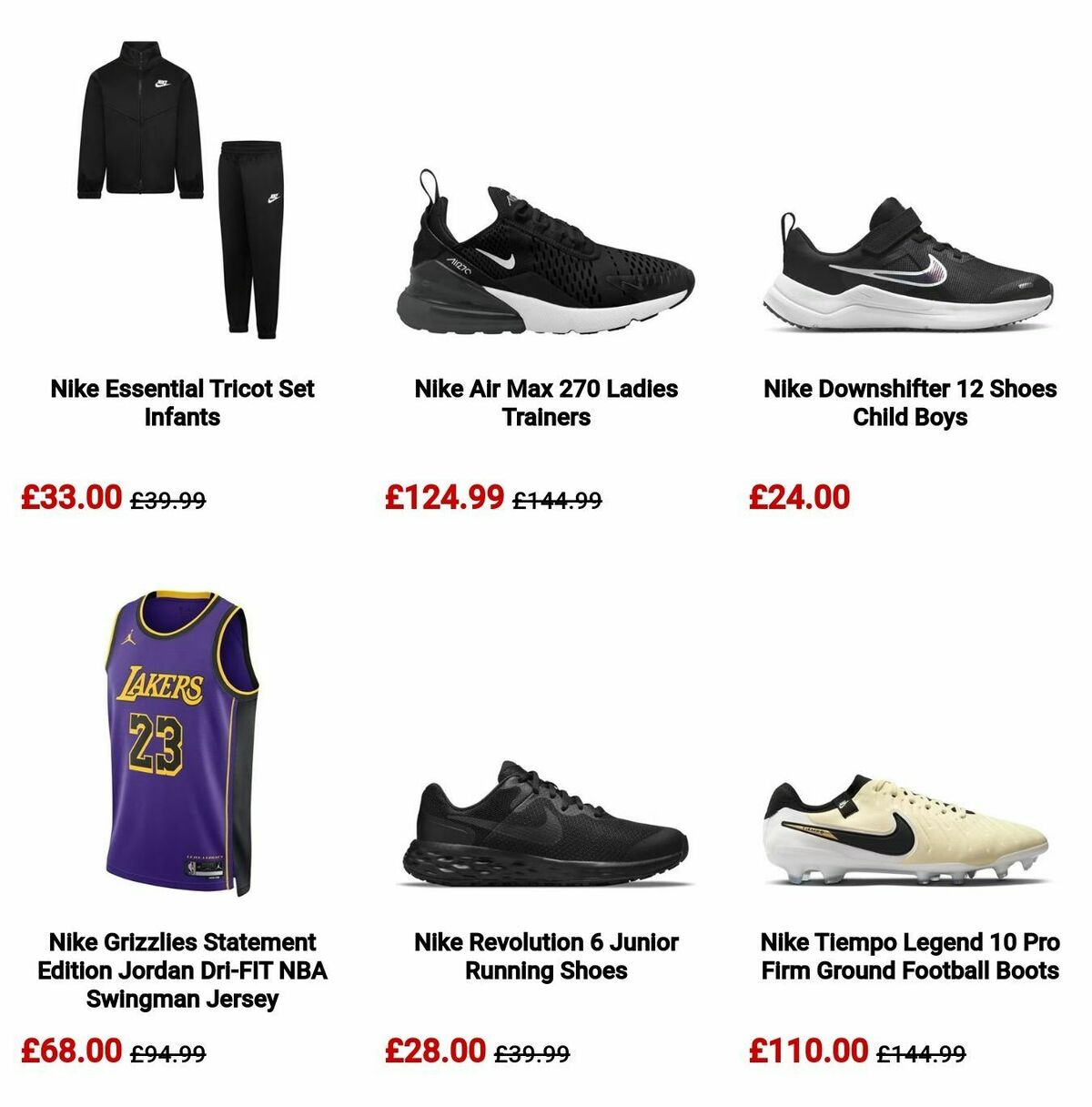 Sports Direct Offers from 15 May