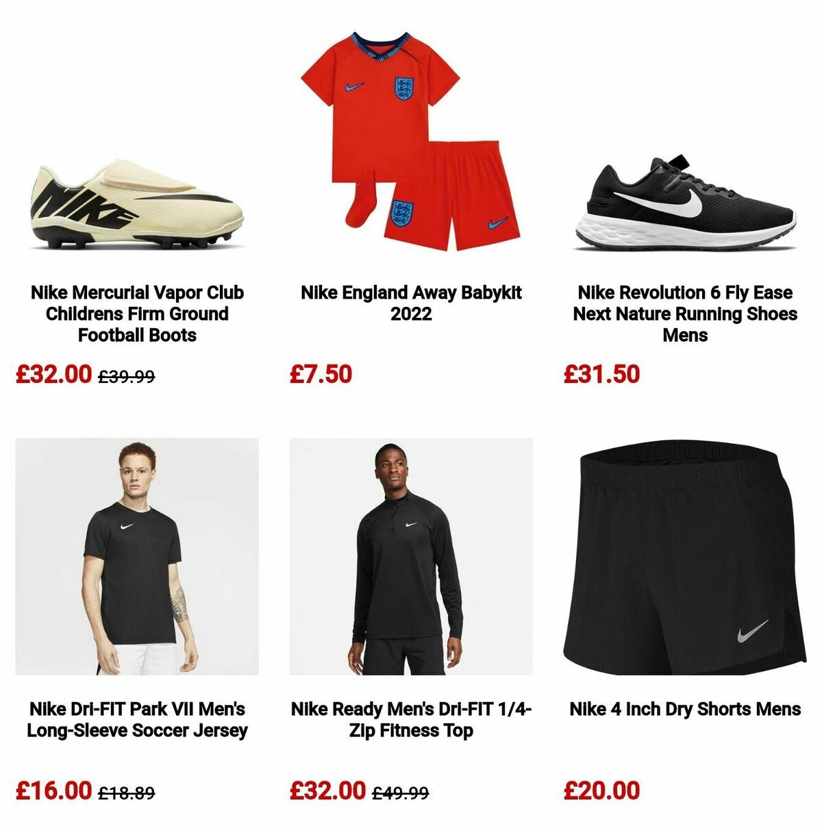 Sports Direct Offers from 15 May