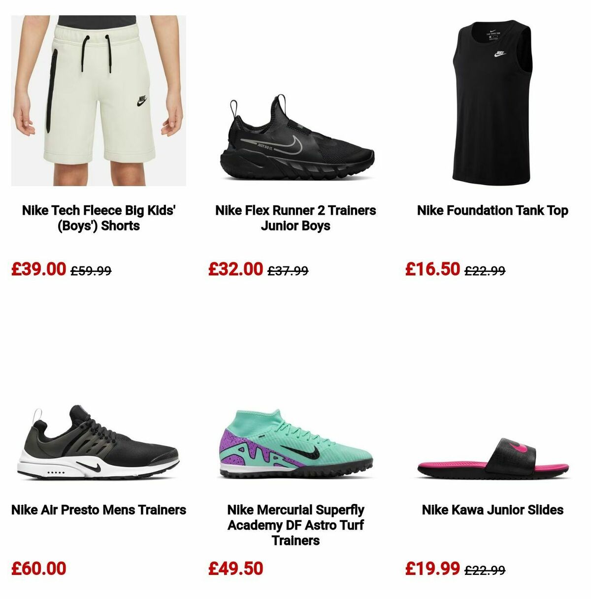 Sports Direct Offers from 15 May