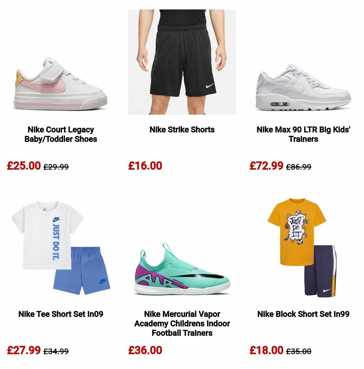 Sports Direct Offers from 15 May