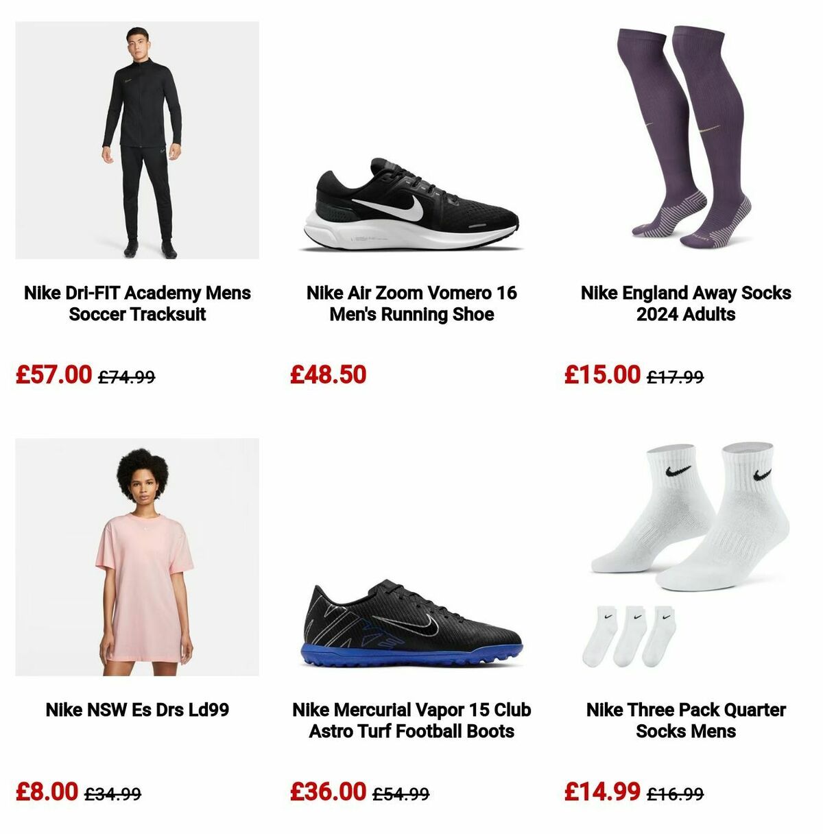 Sports Direct Offers from 15 May