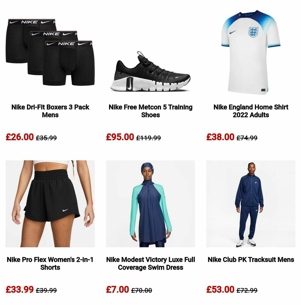 Sports Direct Offers from 15 May