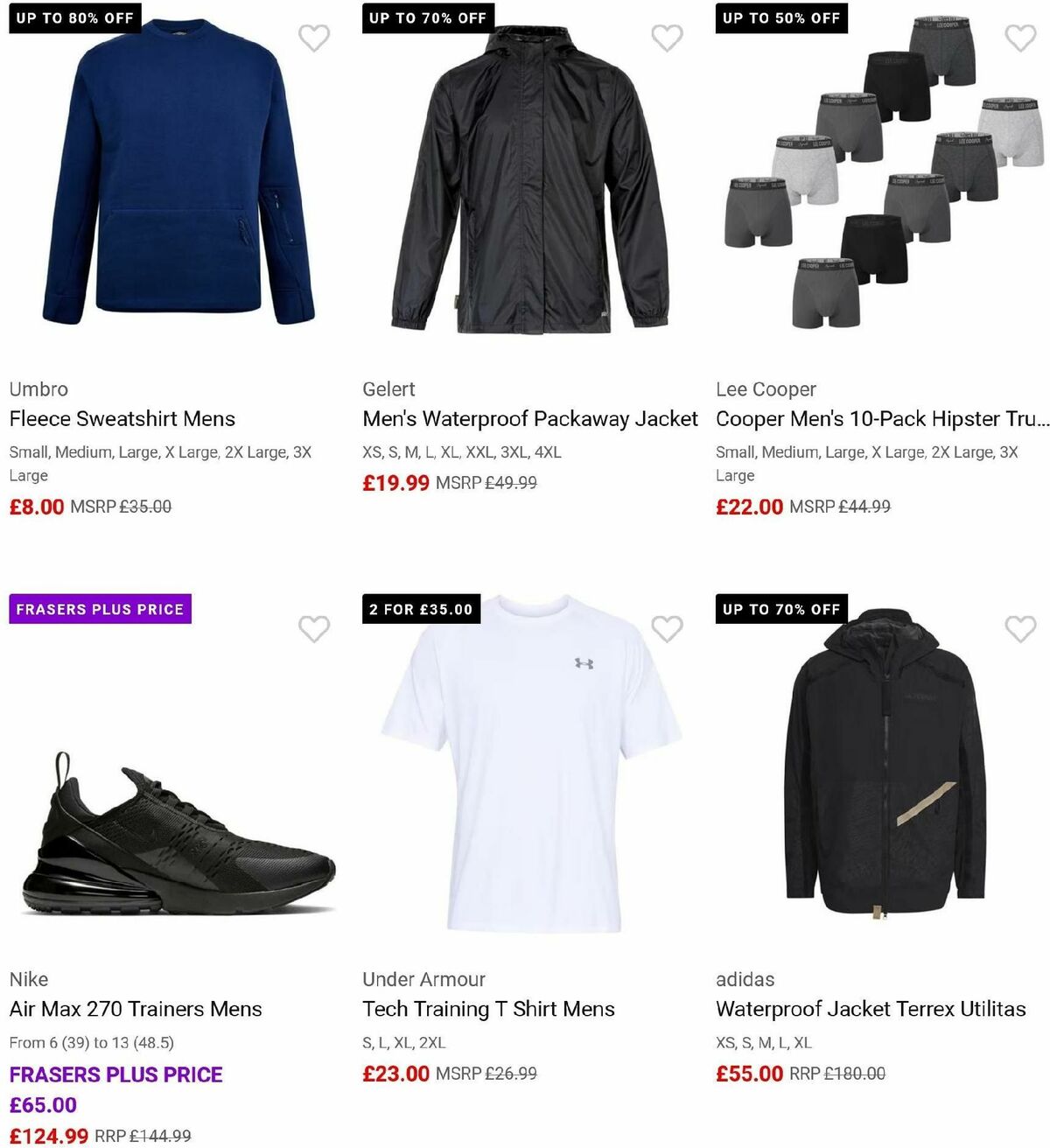 Sports Direct Offers from 14 June