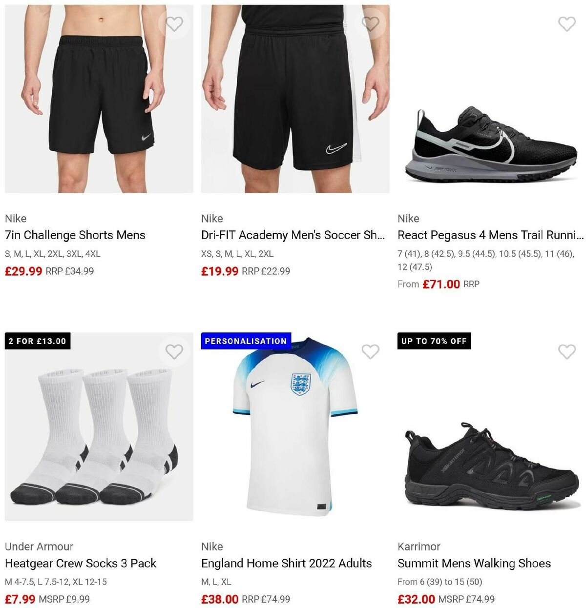 Sports Direct Offers from 14 June