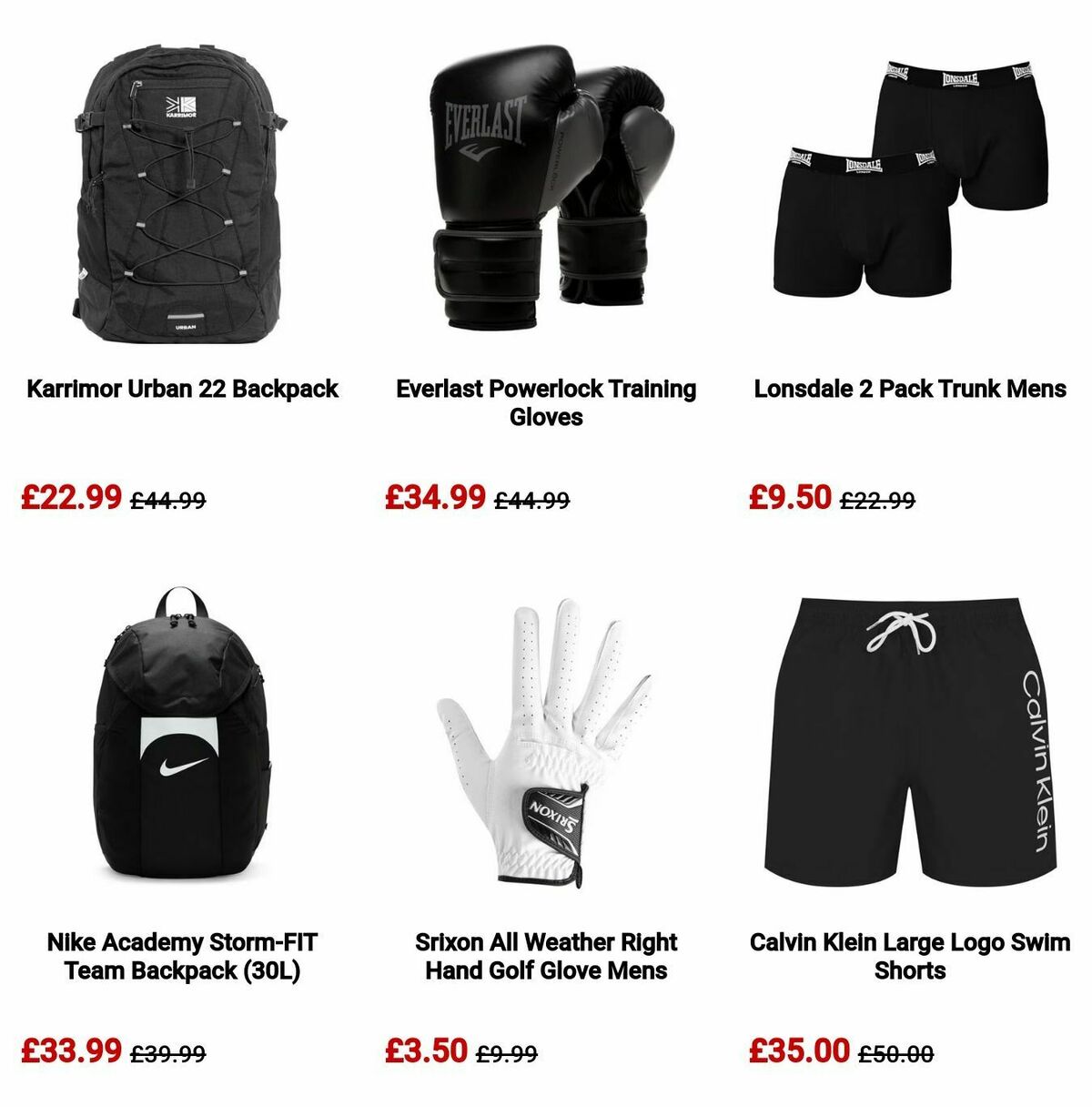 Sports Direct Offers from 11 July