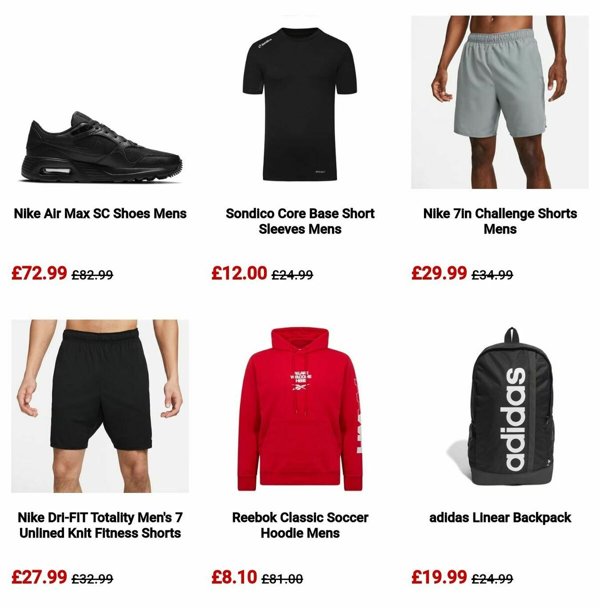 Sports Direct Offers from 11 July