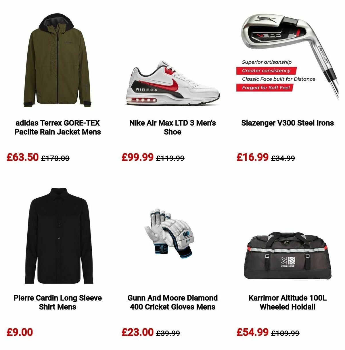 Sports Direct Offers from 11 July