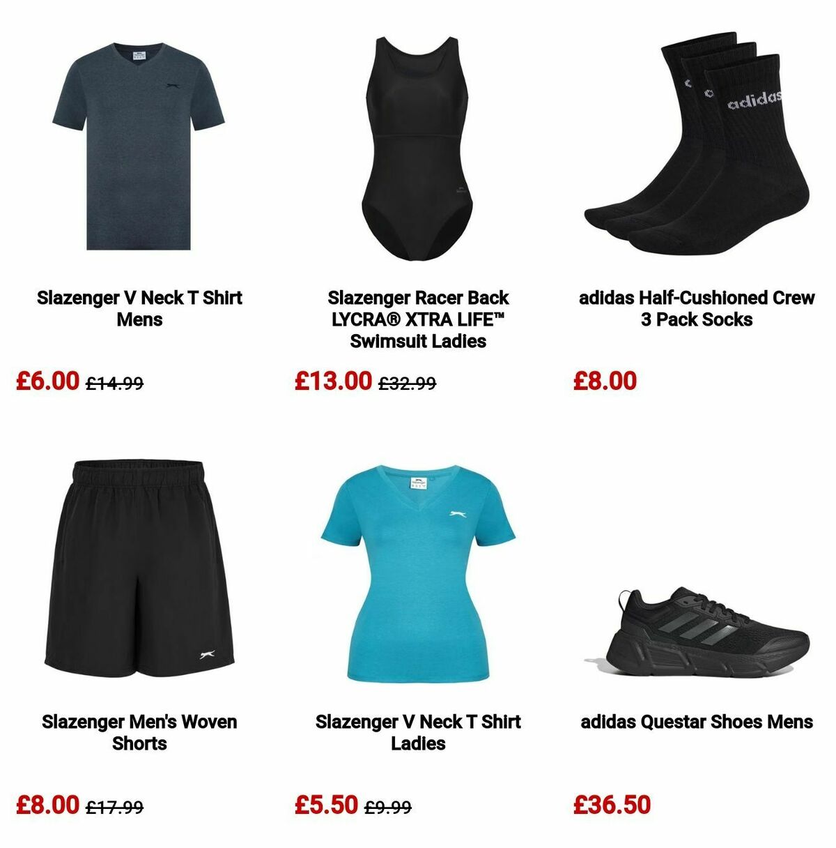 Sports Direct Offers from 12 August