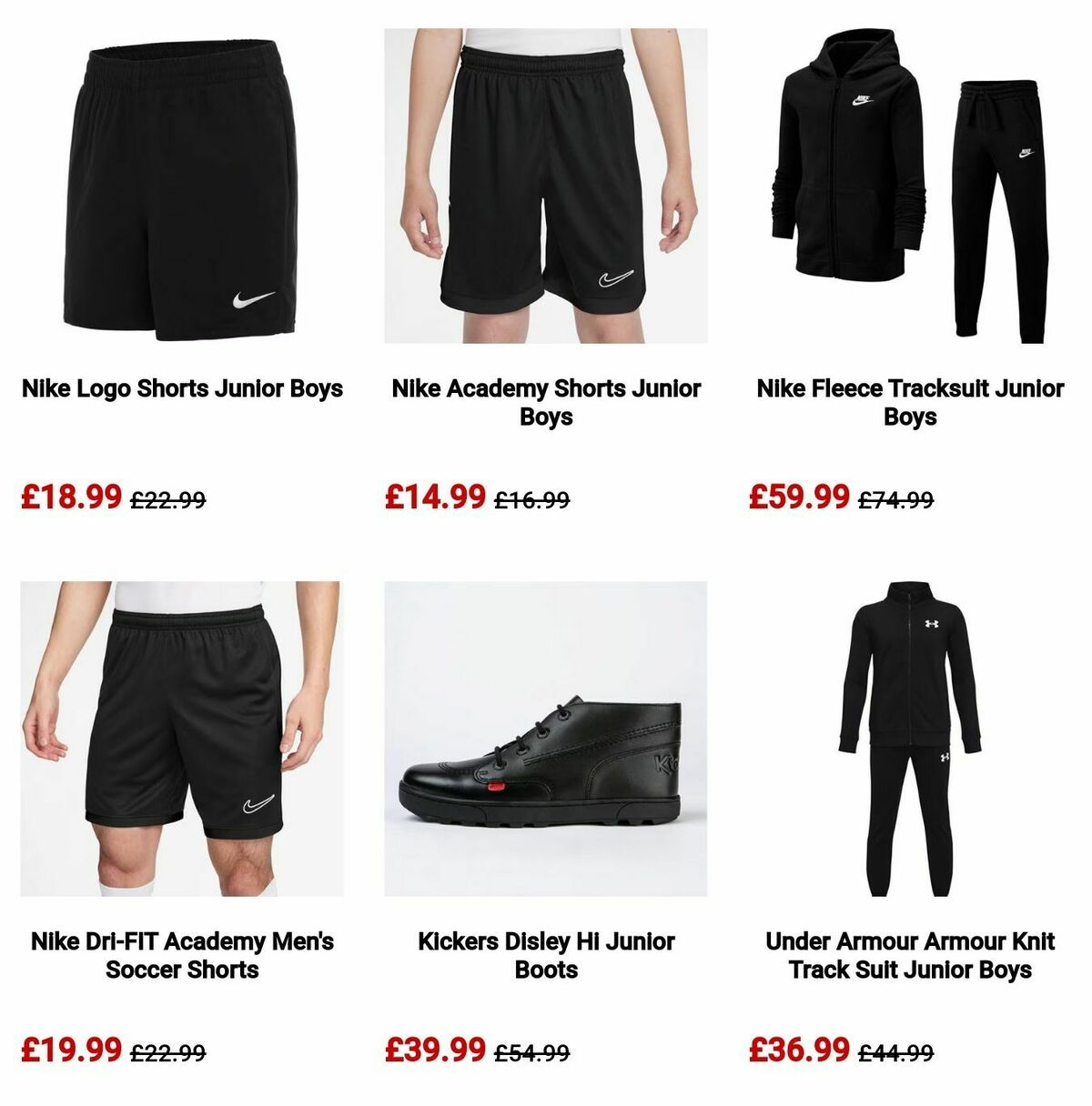 Sports Direct Offers from 12 August