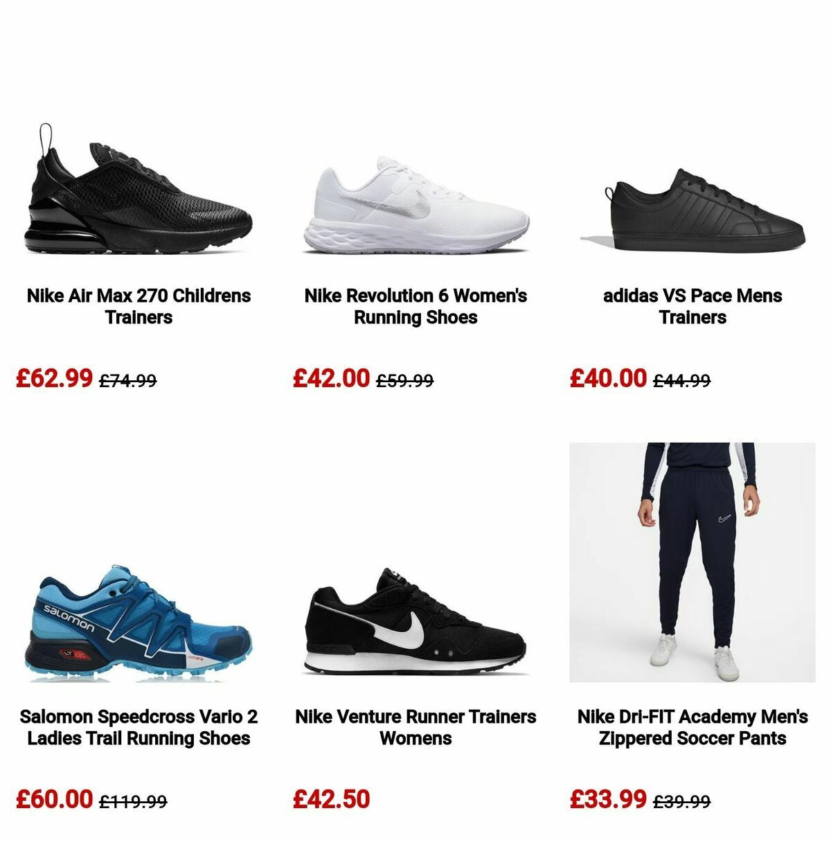 Sports Direct Offers from 12 August