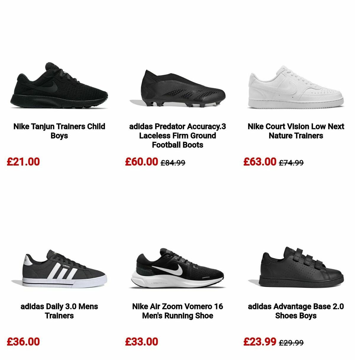 Sports Direct Offers from 12 August