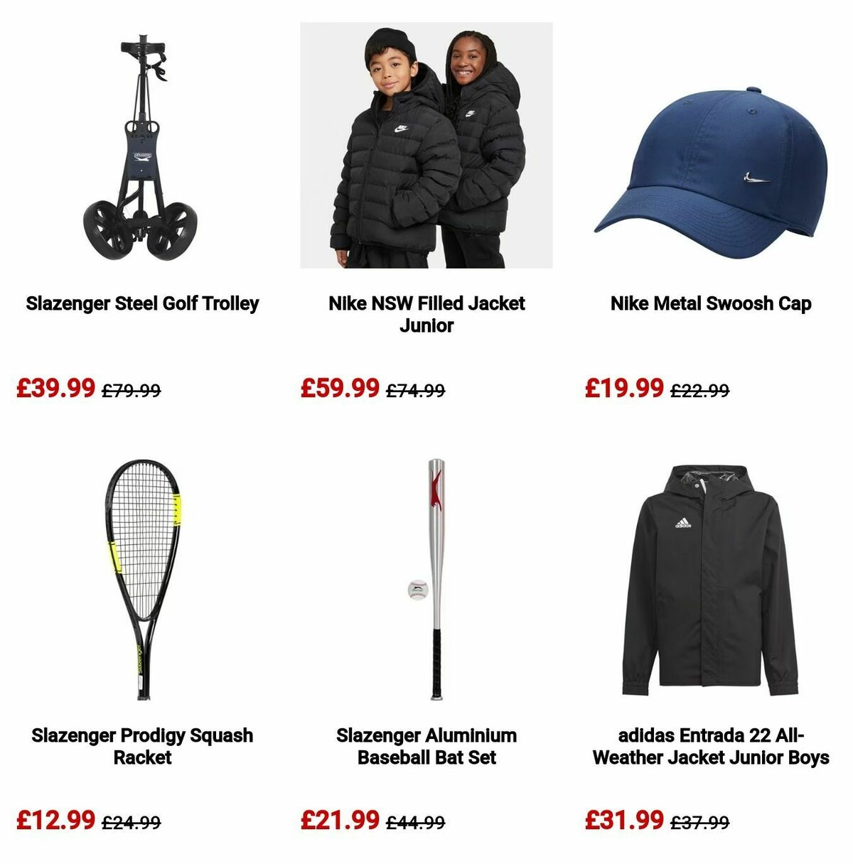 Sports Direct Offers from 12 August