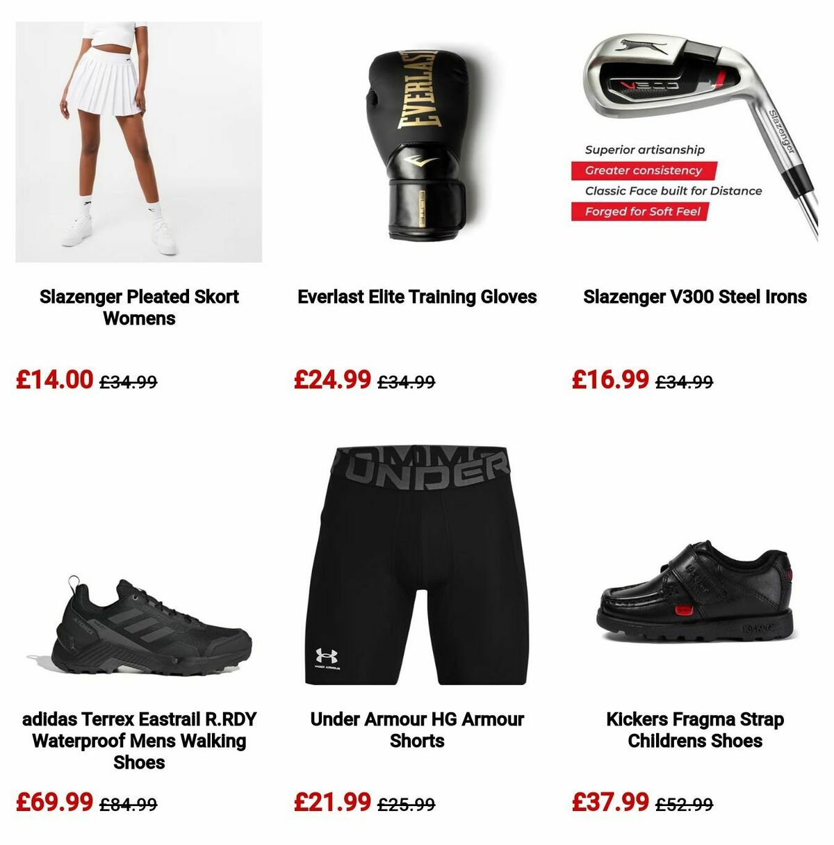 Sports Direct Offers from 12 August