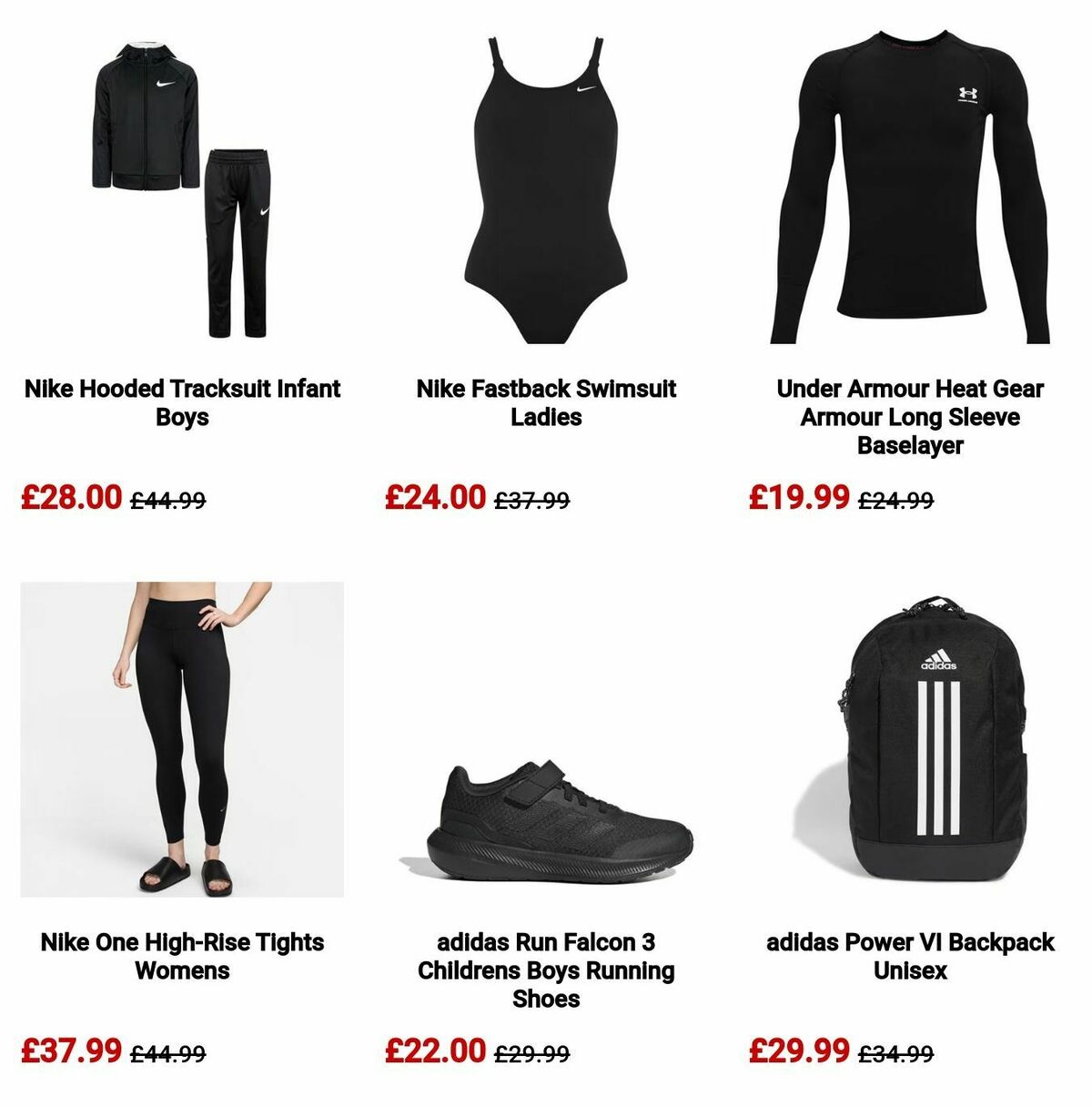 Sports Direct Offers from 12 August