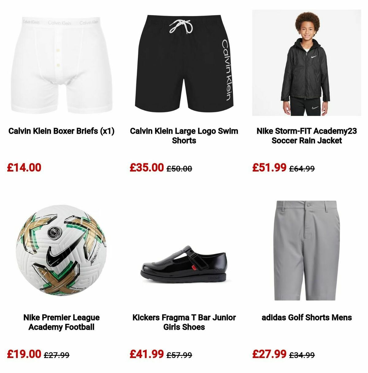 Sports Direct Offers from 12 August