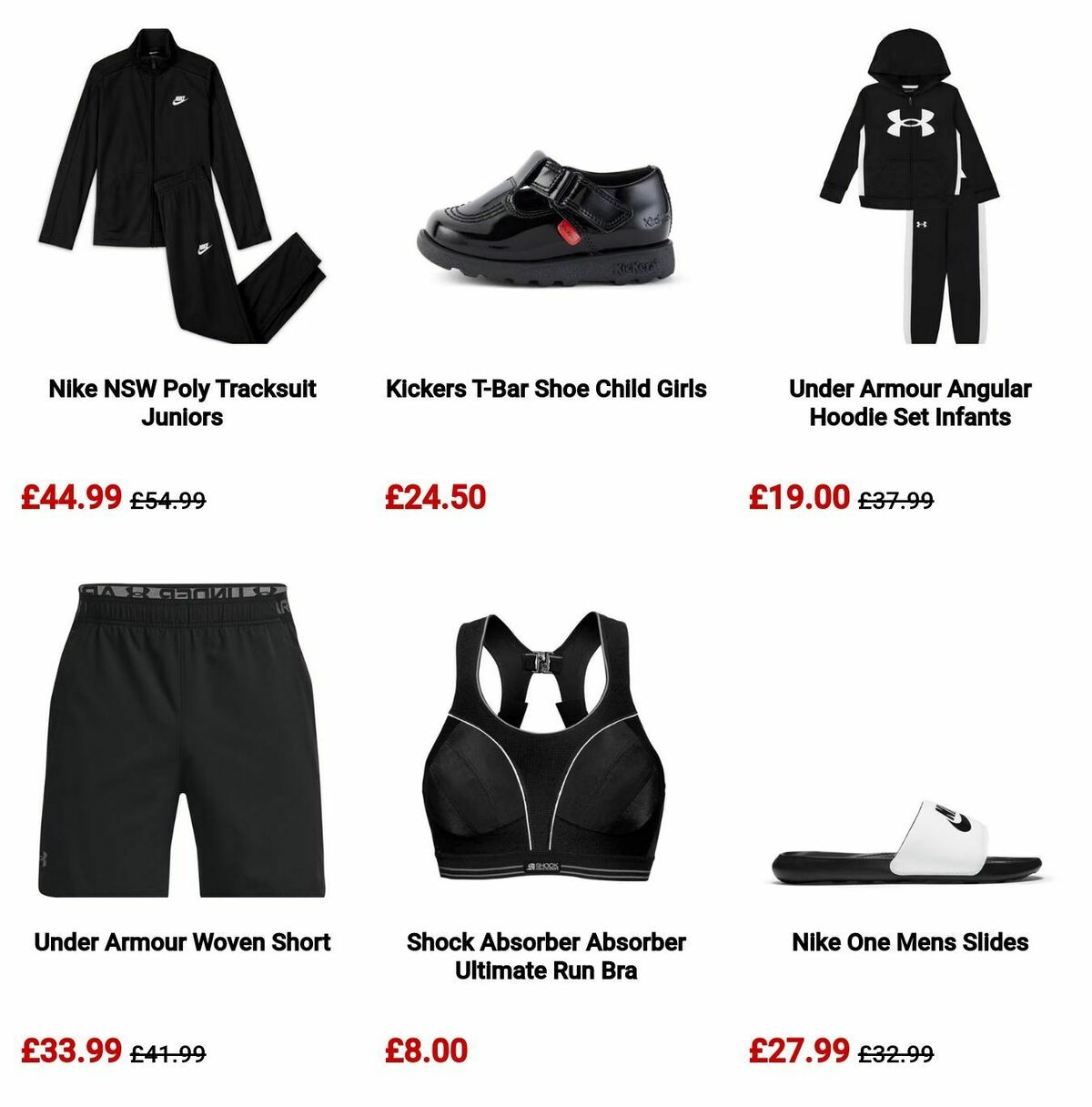 Sports Direct Offers from 12 August