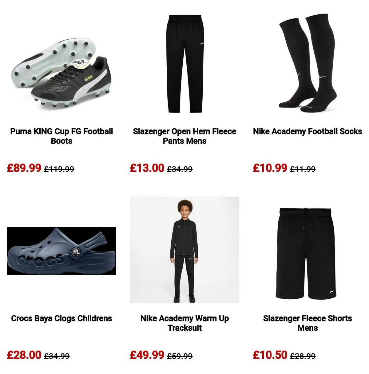 Sports Direct Offers from 12 August