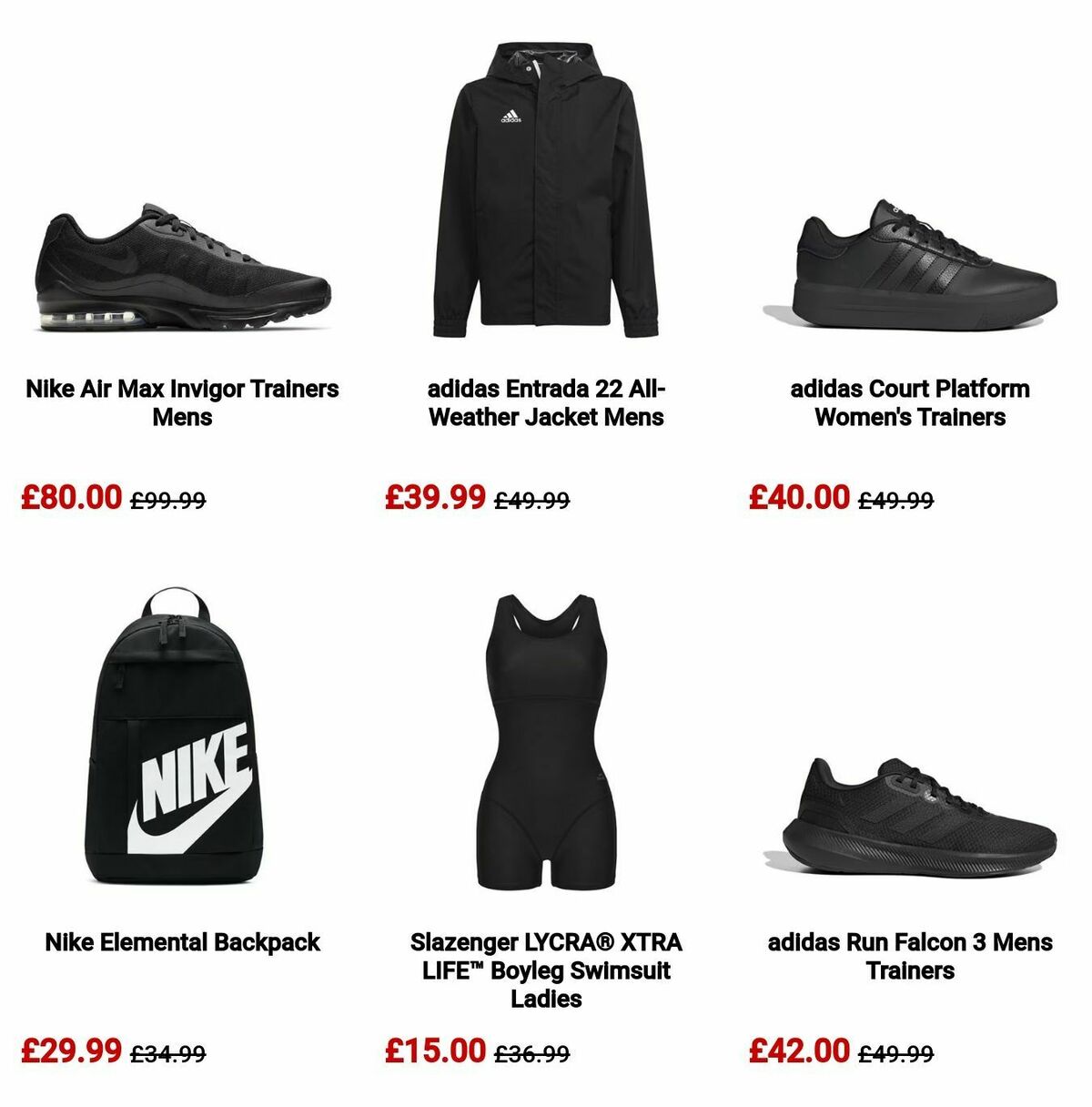 Sports Direct Offers from 27 August