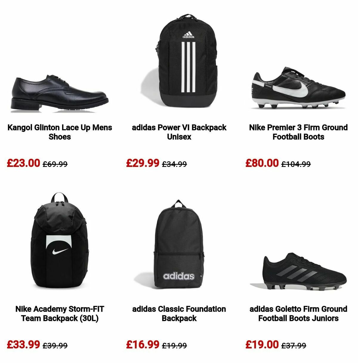 Sports Direct Offers from 27 August