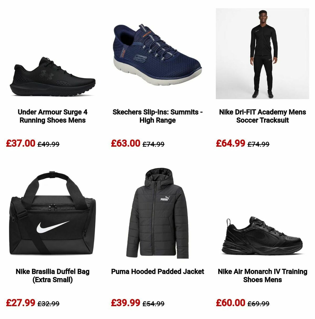 Sports Direct Offers from 27 August