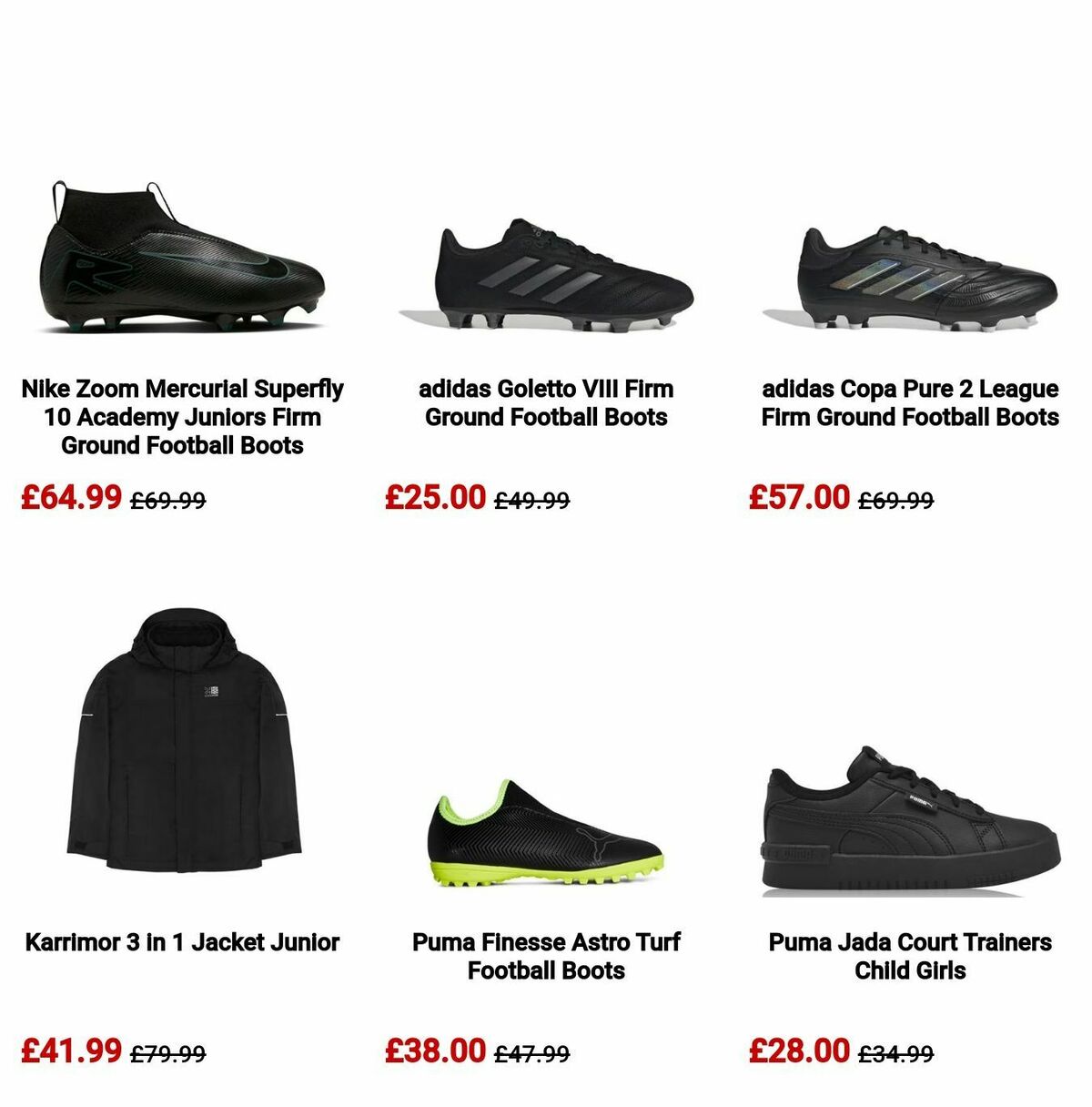 Sports Direct Offers from 27 August