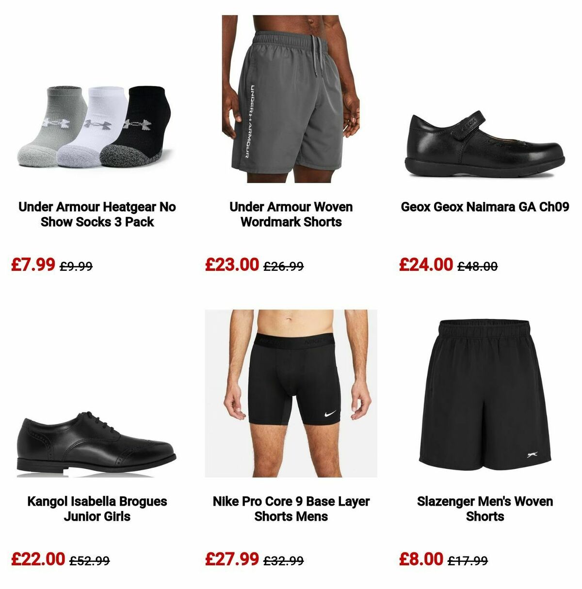 Sports Direct Offers from 27 August