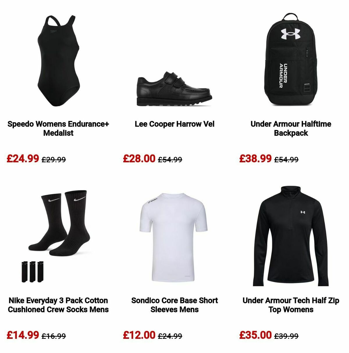 Sports Direct Offers from 27 August