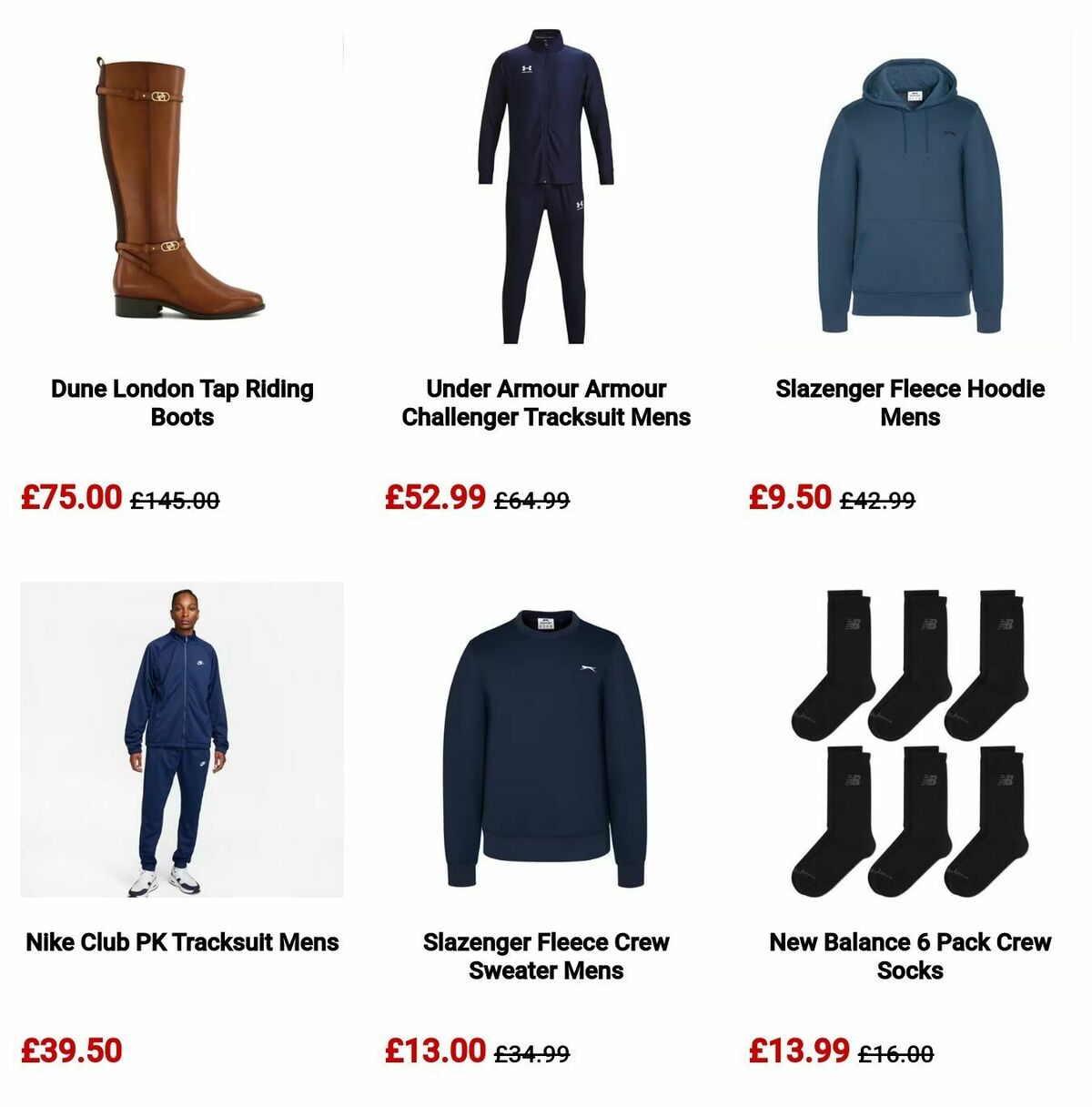 Sports Direct Offers from 14 September