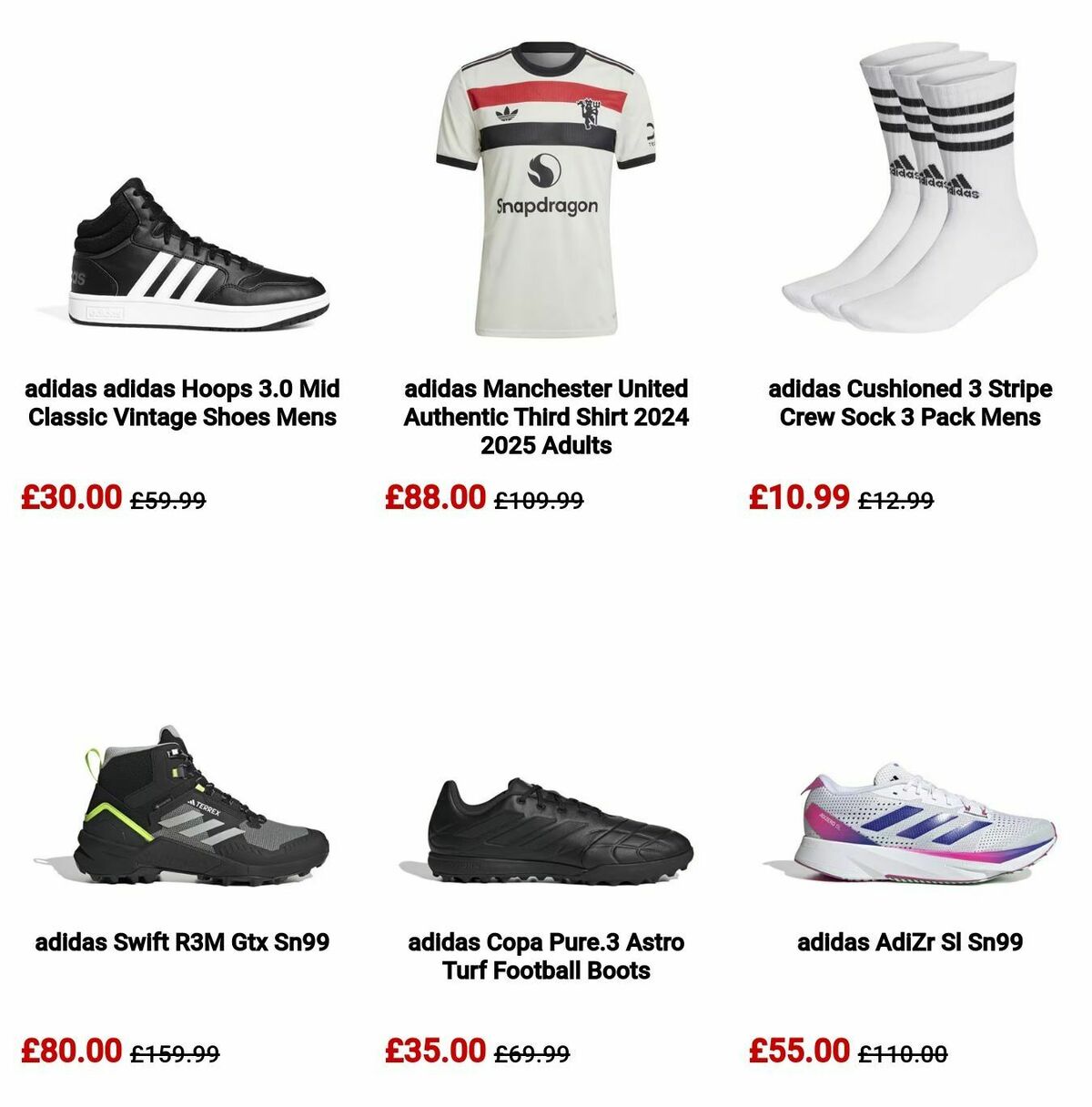 Sports Direct Offers from 11 October