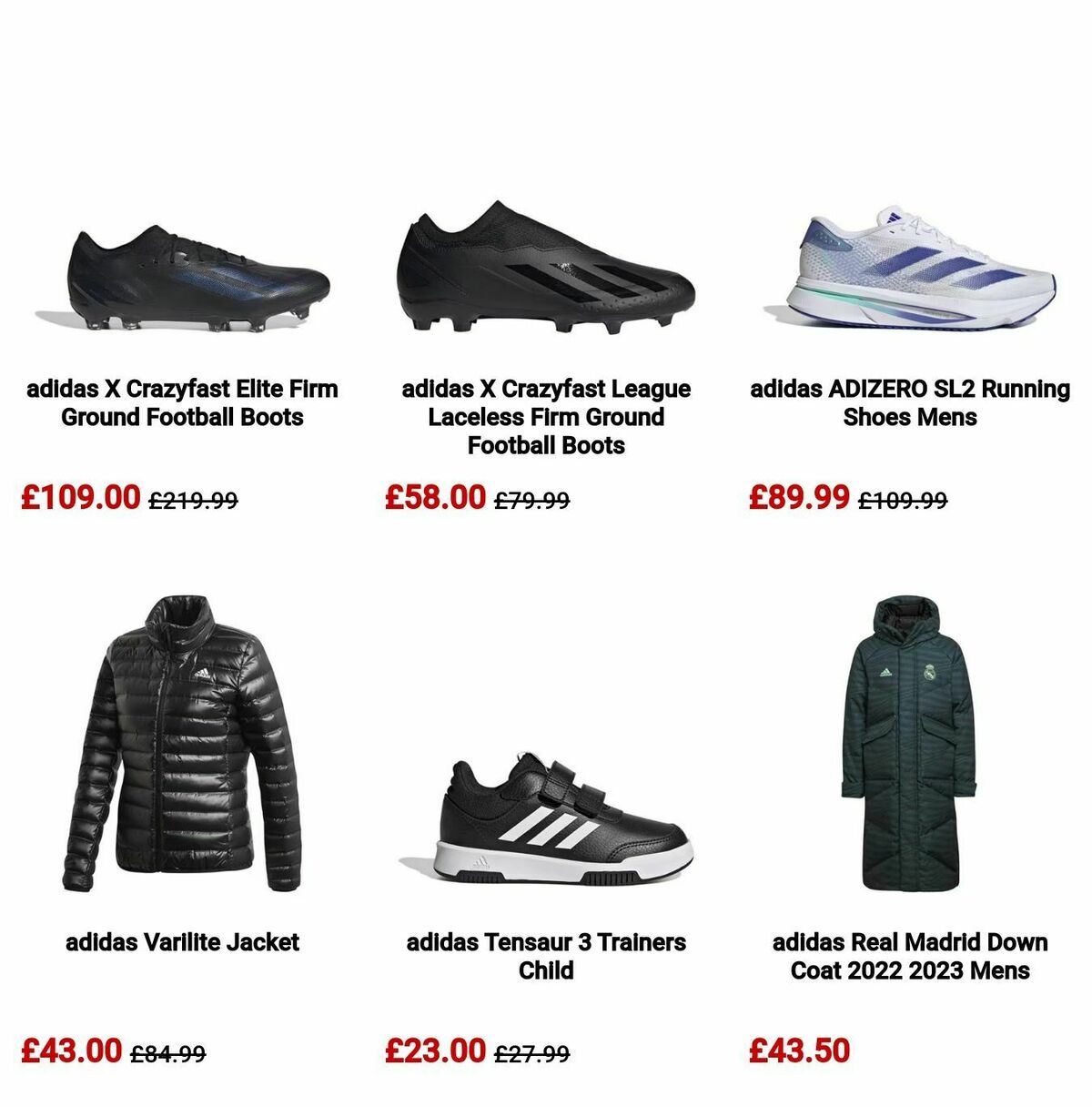 Sports Direct Offers from 11 October