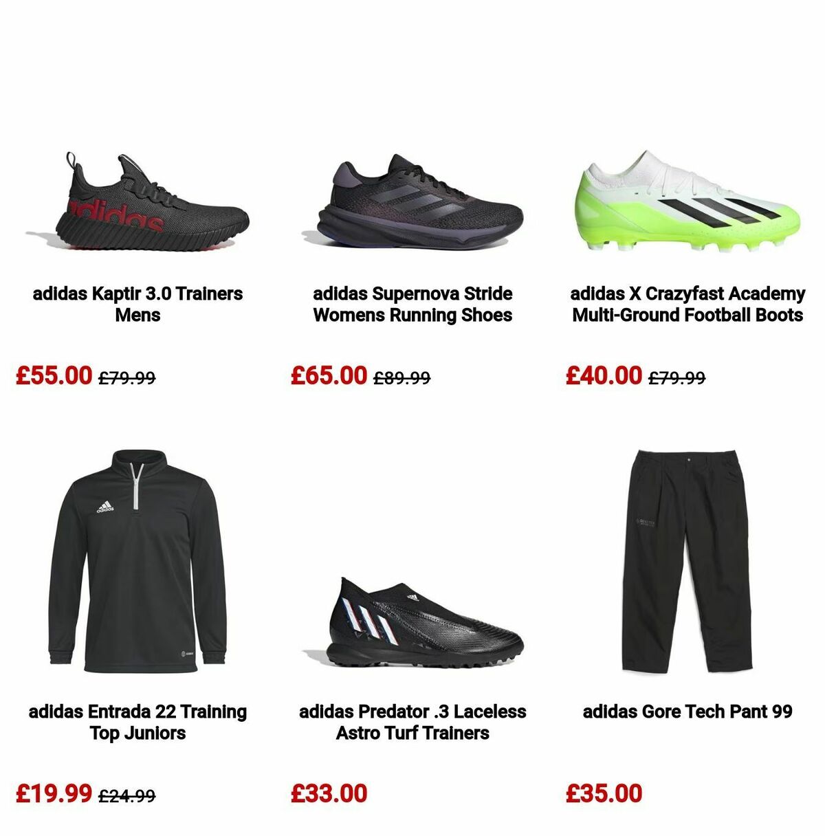 Sports Direct Offers from 11 October