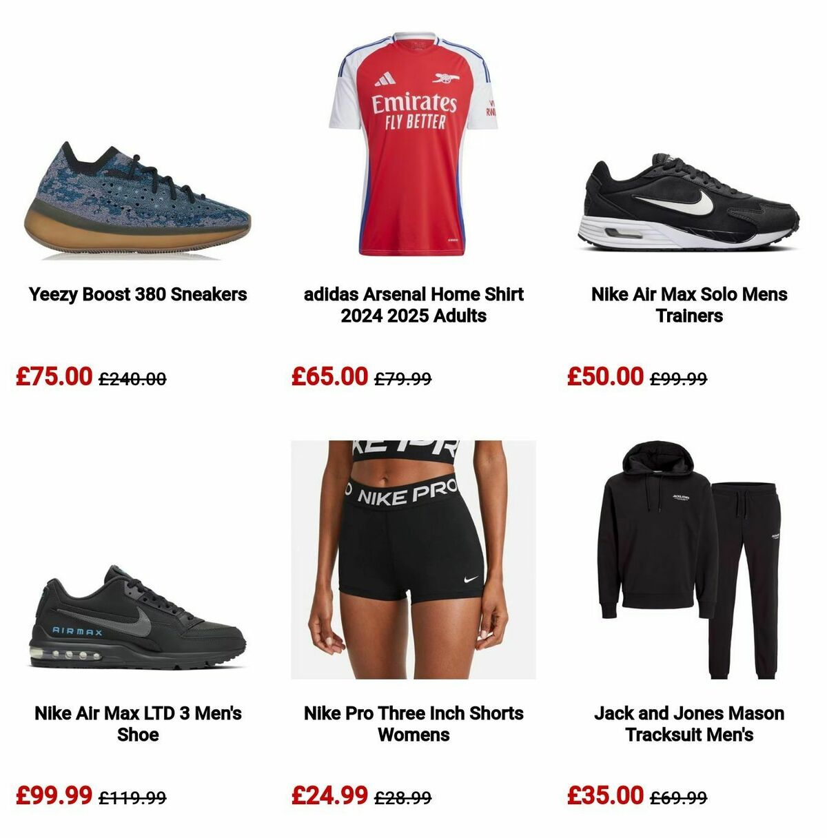 Sports Direct Offers from 10 November