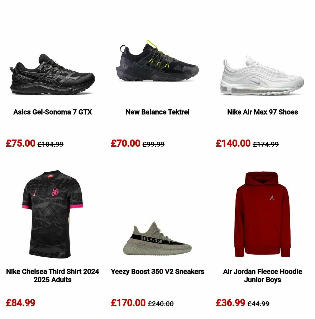 Sports Direct Offers from 10 November