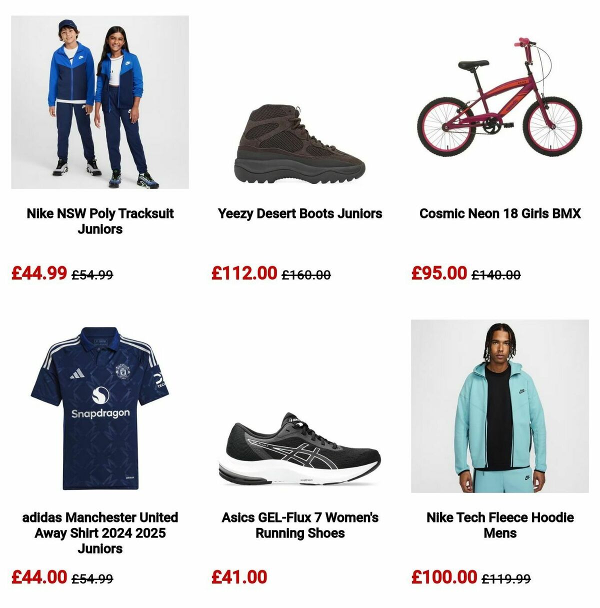 Sports Direct Offers from 10 November