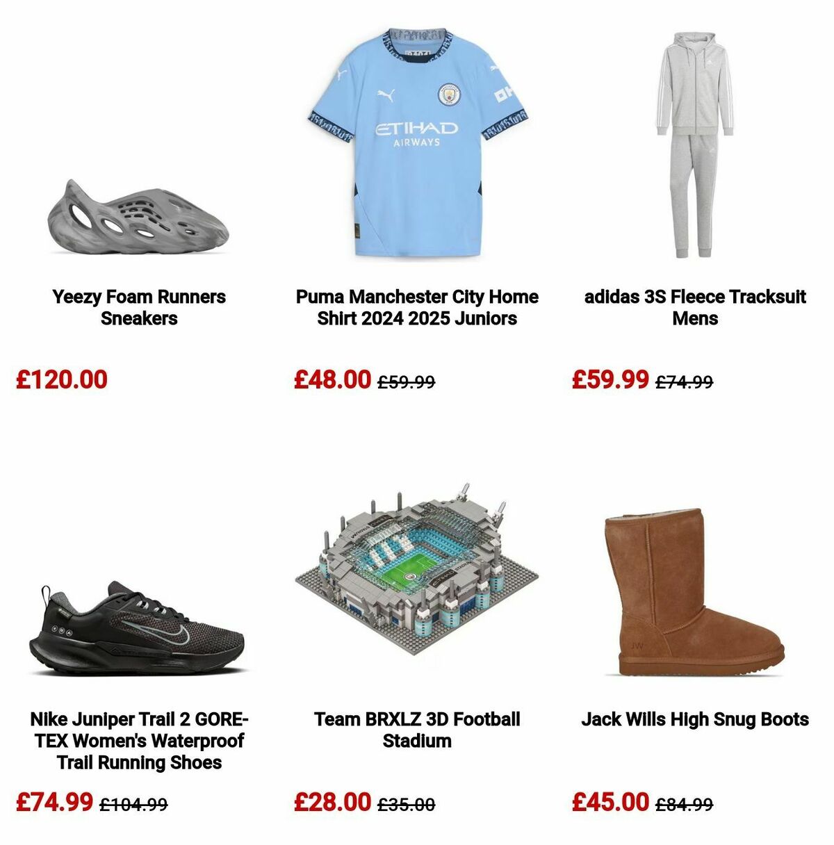 Sports Direct Offers from 10 November