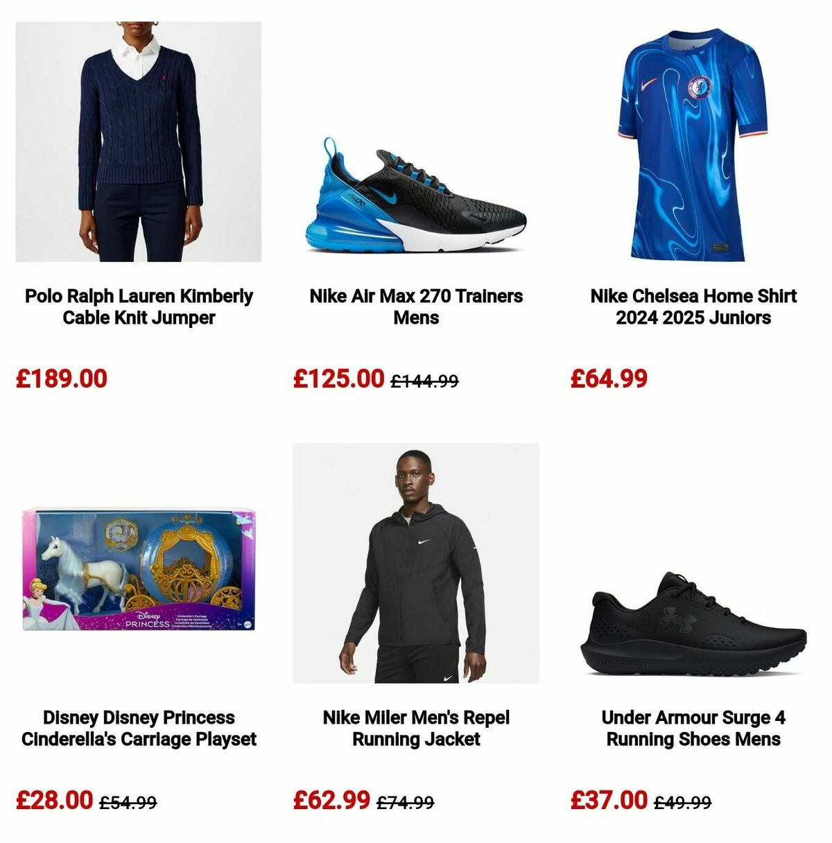 Sports Direct Offers from 10 November