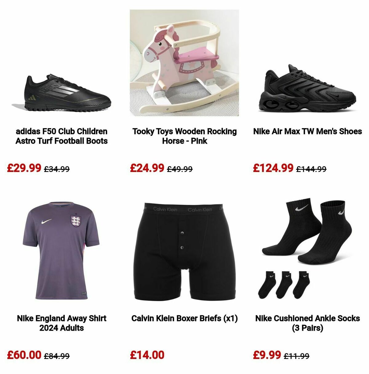 Sports Direct Offers from 10 November