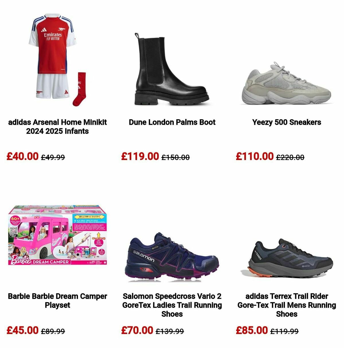 Sports Direct Offers from 10 November