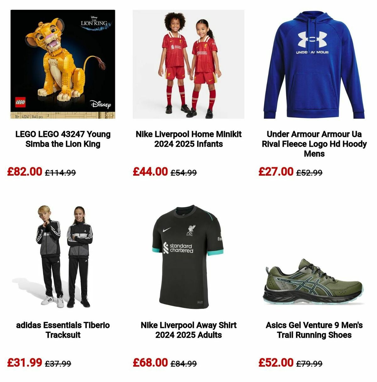 Sports Direct Offers from 10 November