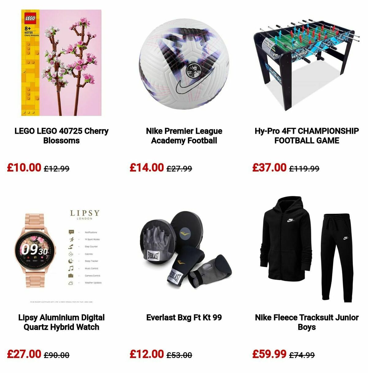 Sports Direct Offers from 10 November