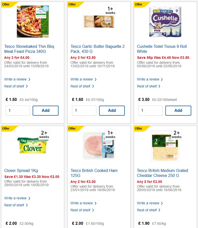 TESCO Offers from 19 June