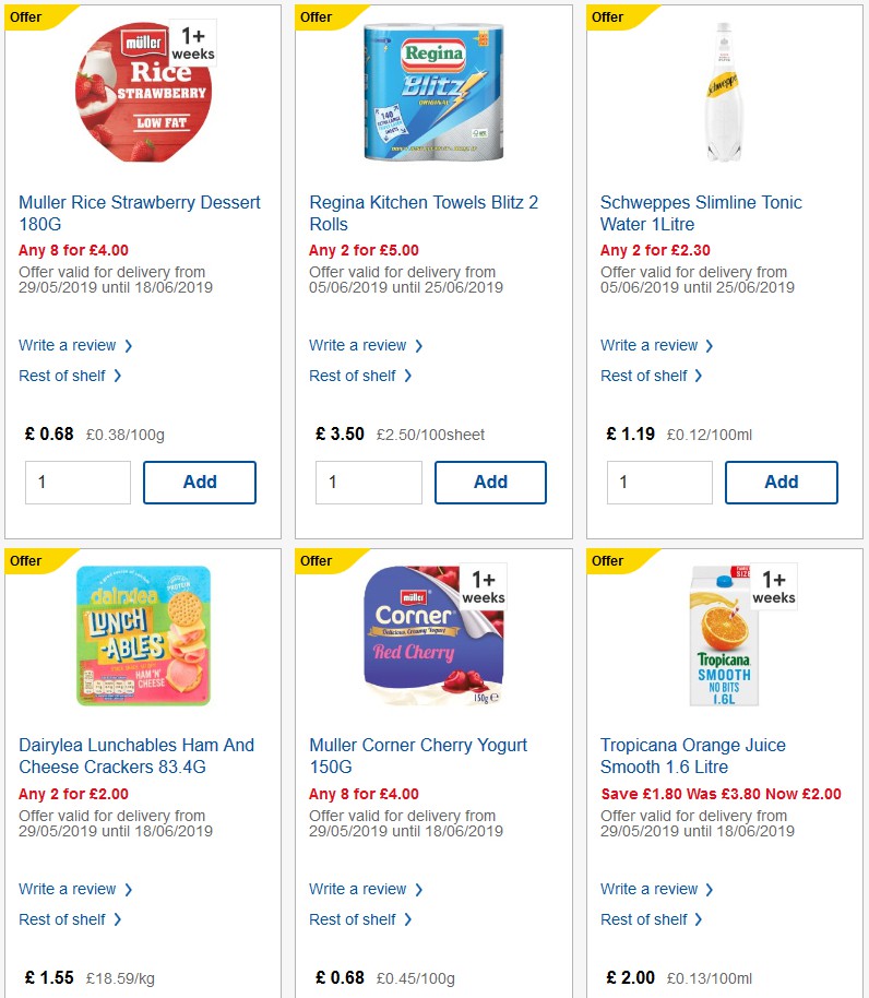 TESCO Offers from 19 June